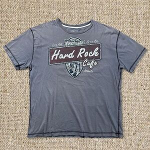 Y2K Hard Rock Cafe Atlanta Embroidered Tee